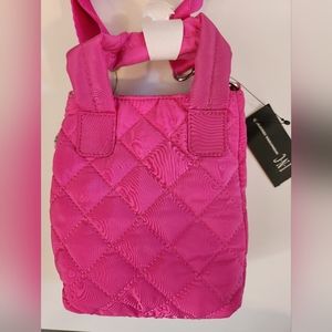 Pink Mini Crossbody  Rachell Quilted Tote Bag